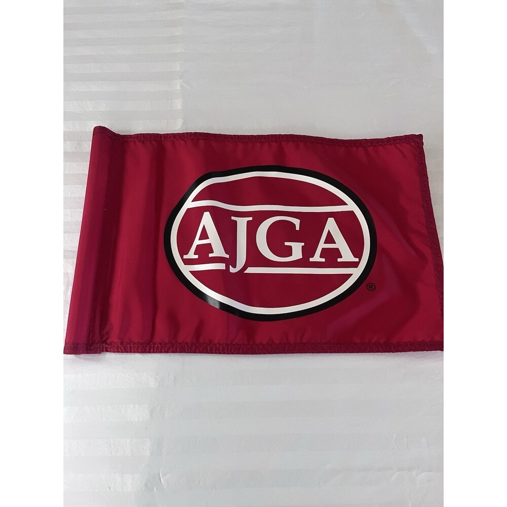 AJGA Tournament Used Golf Pin Flag Red American Junior Golf Association Souvenir